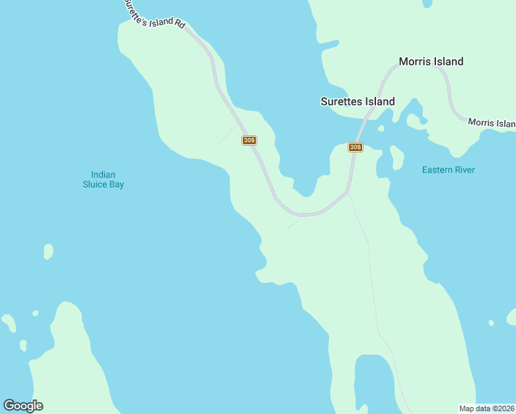 map of restaurants, bars, coffee shops, grocery stores, and more near 1445 Nova Scotia 308 in Wedgeport