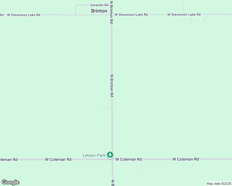 map of restaurants, bars, coffee shops, grocery stores, and more near 8561 North Brinton Road in Lake