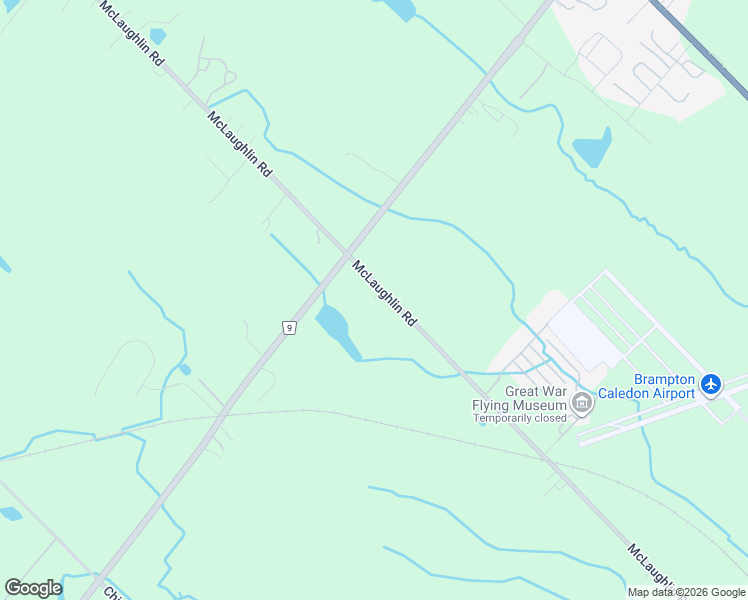 map of restaurants, bars, coffee shops, grocery stores, and more near 13946 McLaughlin Road in Caledon