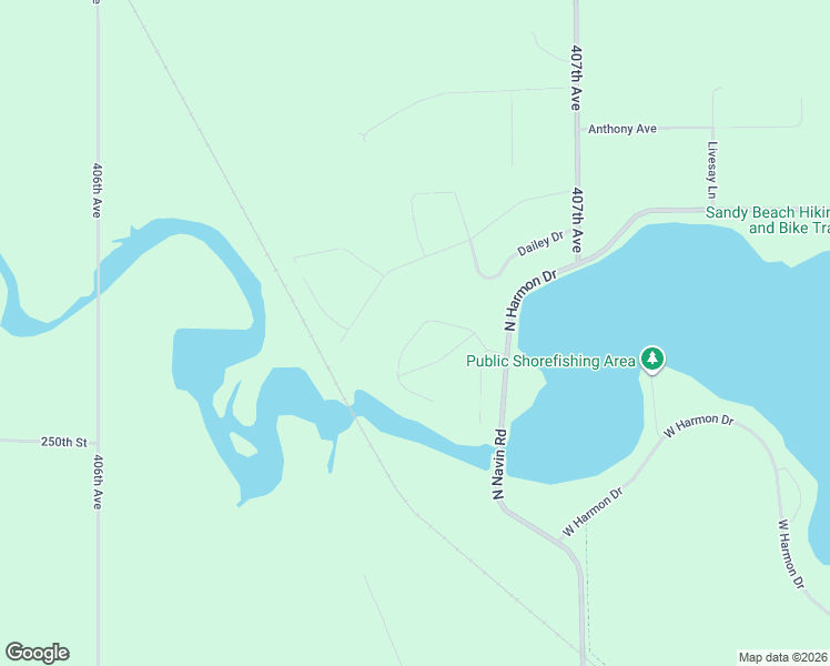 map of restaurants, bars, coffee shops, grocery stores, and more near 3167 Canal Circle in Mitchell