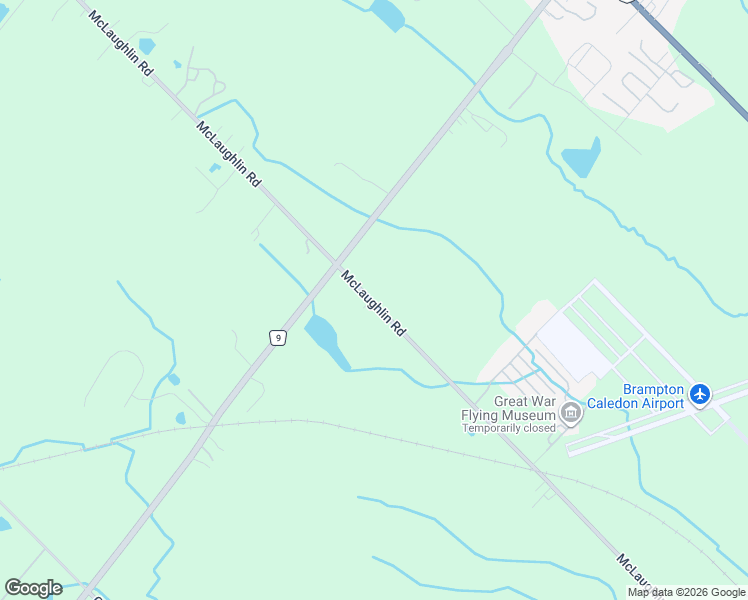 map of restaurants, bars, coffee shops, grocery stores, and more near 13946 McLaughlin Road in Caledon