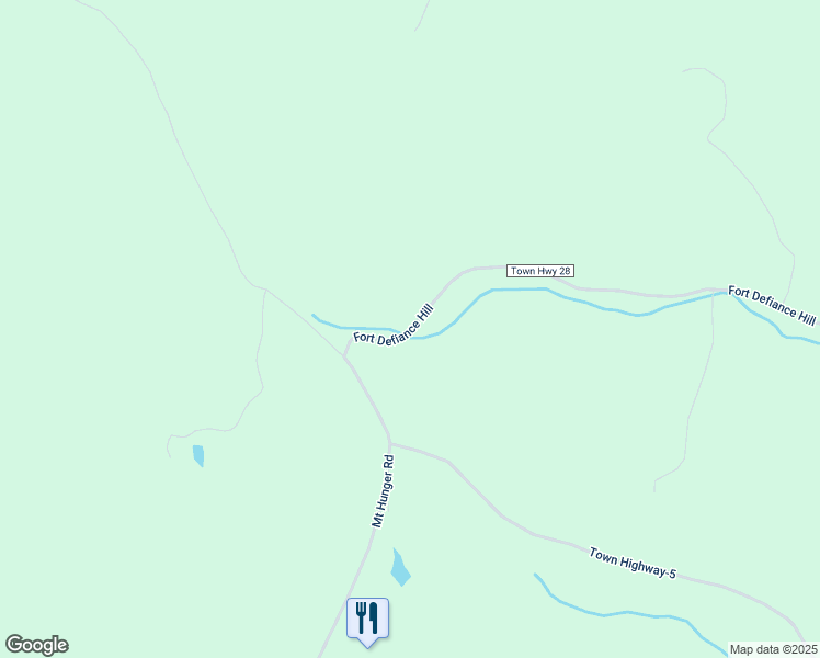 map of restaurants, bars, coffee shops, grocery stores, and more near 1224 Fort Defiance Hill in Bethel