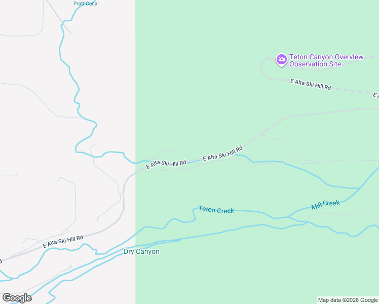 map of restaurants, bars, coffee shops, grocery stores, and more near 855 East Alta Ski Hill Road in Moose