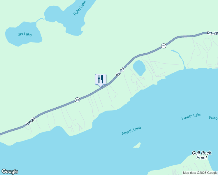 map of restaurants, bars, coffee shops, grocery stores, and more near 5094 New York 28 in Old Forge