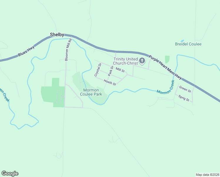 map of restaurants, bars, coffee shops, grocery stores, and more near W4943 Hoeth Street in La Crosse