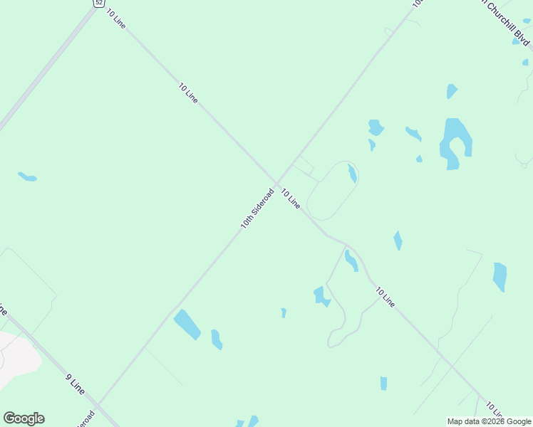 map of restaurants, bars, coffee shops, grocery stores, and more near 5302 10 Line in Erin