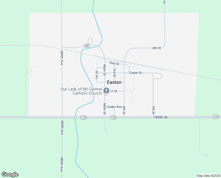 map of restaurants, bars, coffee shops, grocery stores, and more near in Easton