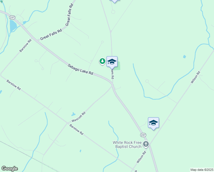 map of restaurants, bars, coffee shops, grocery stores, and more near 362 Sebago Lake Road in Gorham