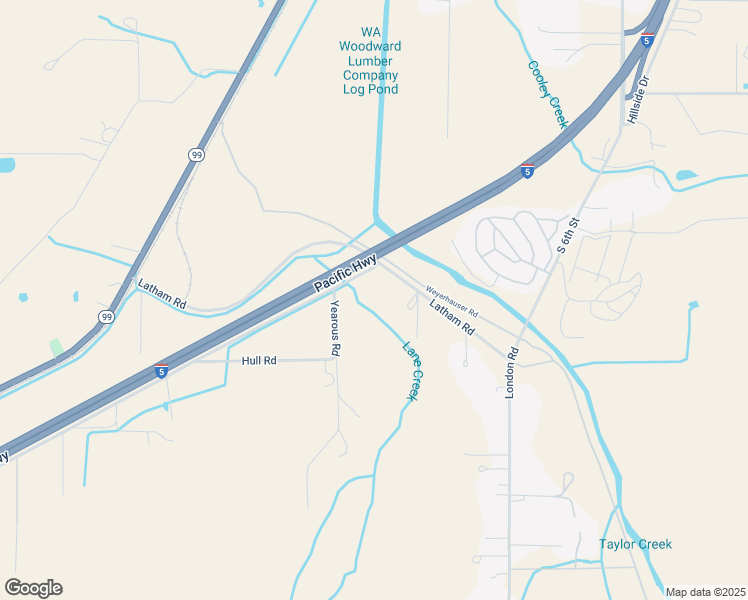 map of restaurants, bars, coffee shops, grocery stores, and more near 32112 Latham Road in Cottage Grove