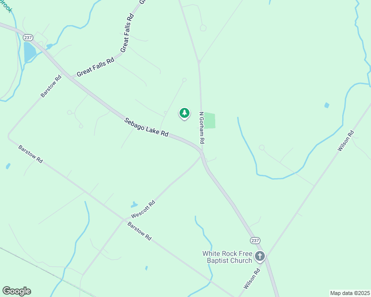 map of restaurants, bars, coffee shops, grocery stores, and more near 362 Sebago Lake Rd in Gorham