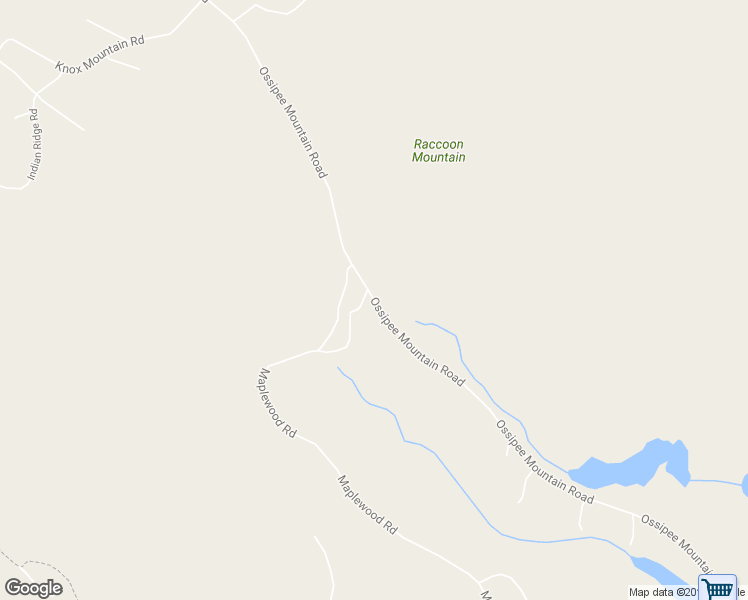 map of restaurants, bars, coffee shops, grocery stores, and more near 218 Ossipee Mountain Road in Ossipee