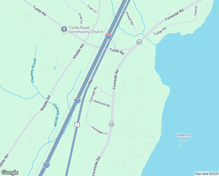 map of restaurants, bars, coffee shops, grocery stores, and more near 186 Foreside Road in Cumberland