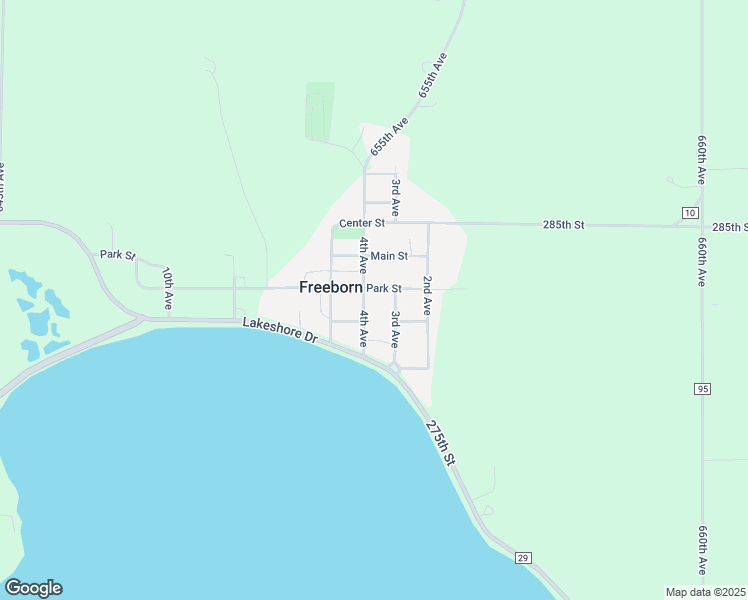 map of restaurants, bars, coffee shops, grocery stores, and more near in Freeborn