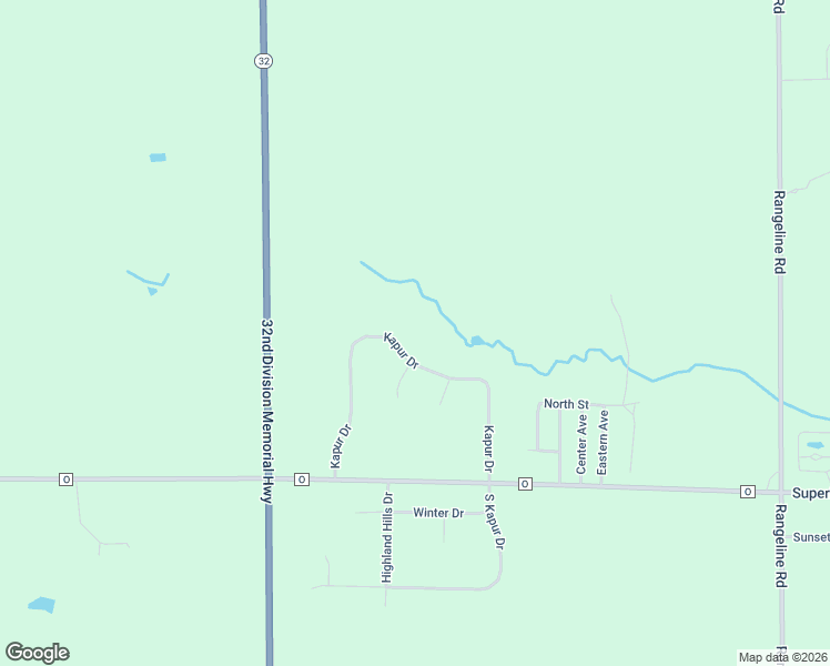 map of restaurants, bars, coffee shops, grocery stores, and more near N6257 Kapur Drive in Sheboygan Falls