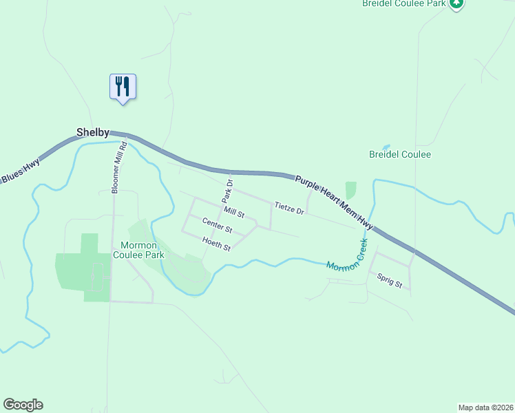 map of restaurants, bars, coffee shops, grocery stores, and more near 4926 Mill Street in La Crosse