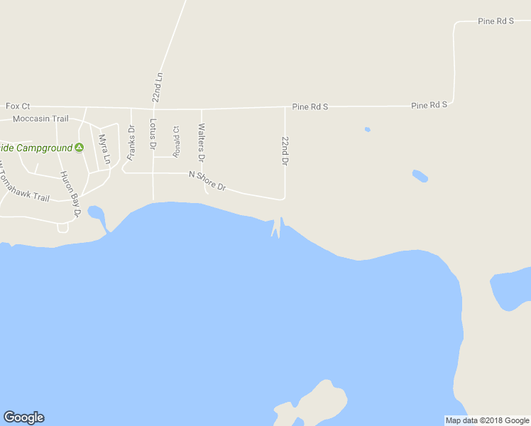 map of restaurants, bars, coffee shops, grocery stores, and more near W123 North Shore Drive in Montello