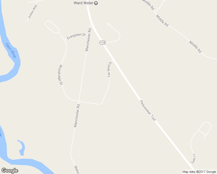 map of restaurants, bars, coffee shops, grocery stores, and more near 21 Fair Wind Drive in Standish