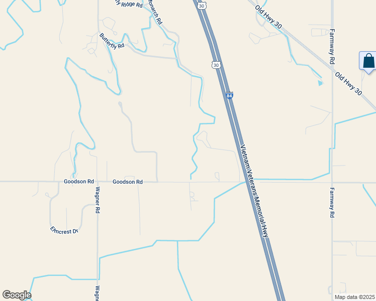 map of restaurants, bars, coffee shops, grocery stores, and more near 16614 Goodson Road in Caldwell
