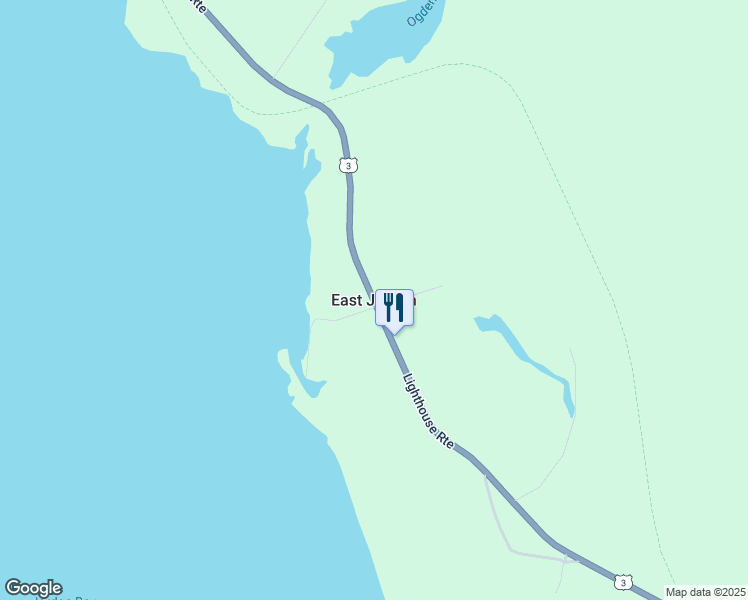 map of restaurants, bars, coffee shops, grocery stores, and more near in East Jordan