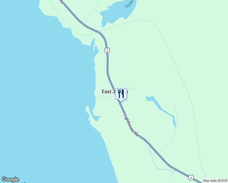 map of restaurants, bars, coffee shops, grocery stores, and more near 5520 Highway 3 in Port Joli