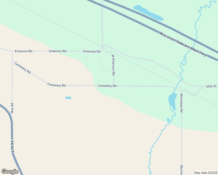 map of restaurants, bars, coffee shops, grocery stores, and more near W4921 Emerson Road in Mauston