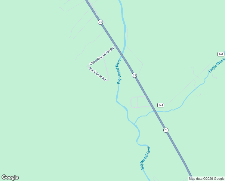 map of restaurants, bars, coffee shops, grocery stores, and more near 134 Black Bear Road in Ketchum