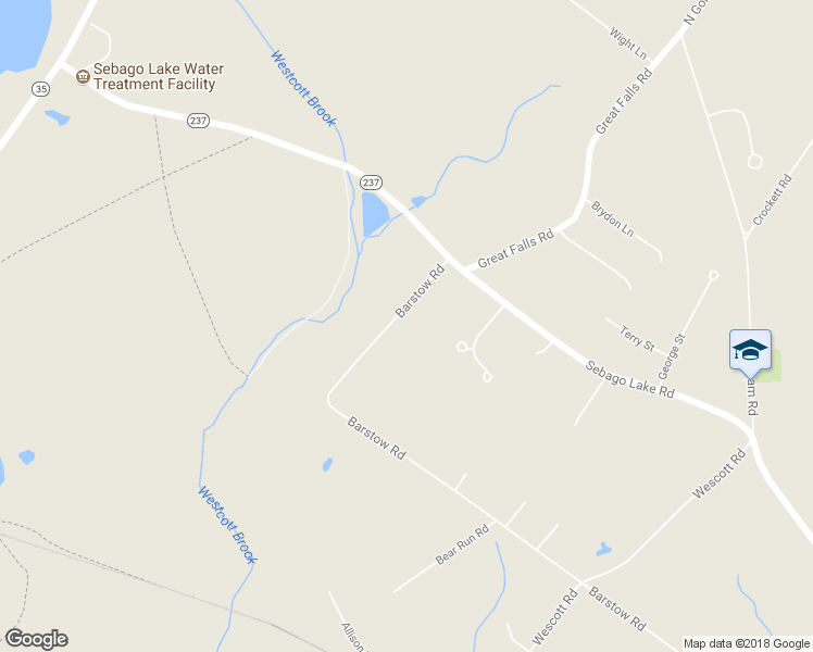 map of restaurants, bars, coffee shops, grocery stores, and more near 179 Barstow Rd in Gorham