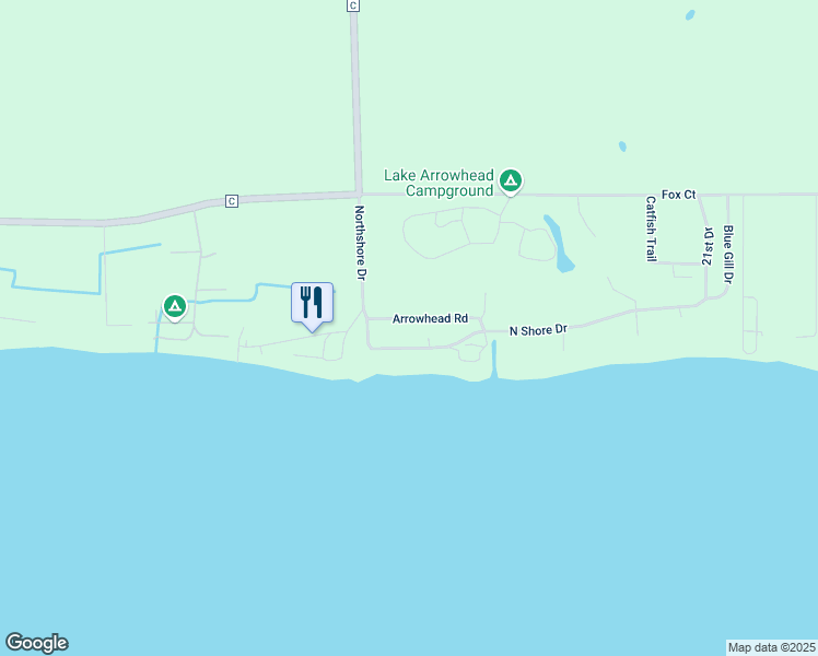 map of restaurants, bars, coffee shops, grocery stores, and more near W857 Arrowhead Road in Montello