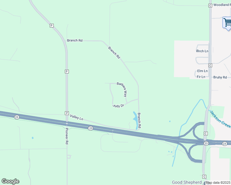 map of restaurants, bars, coffee shops, grocery stores, and more near W6408 Judy Drive in Plymouth