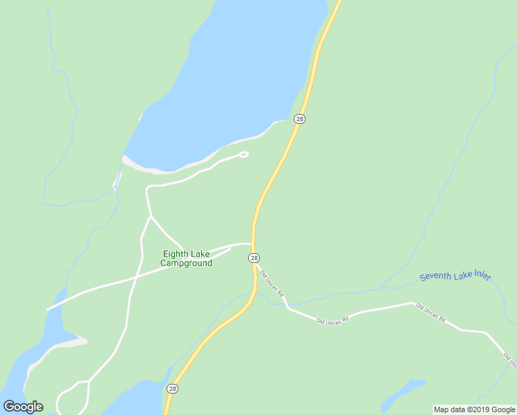 map of restaurants, bars, coffee shops, grocery stores, and more near New York 28 in Inlet