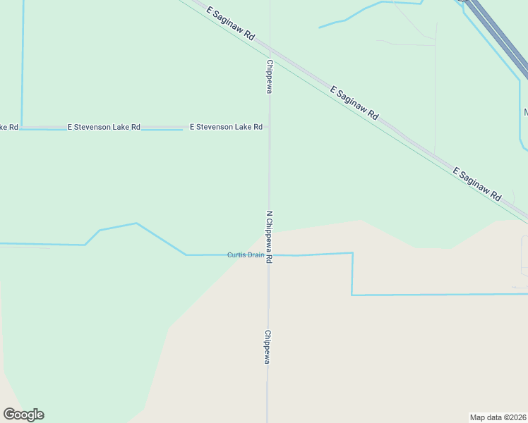 map of restaurants, bars, coffee shops, grocery stores, and more near 8753 North Chippewa Road in Coleman