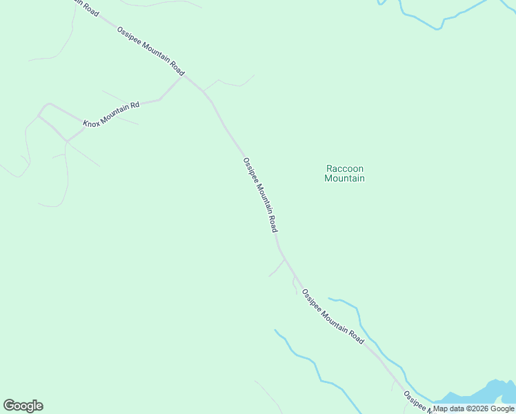 map of restaurants, bars, coffee shops, grocery stores, and more near 109 Ossipee Mountain Road in Ossipee