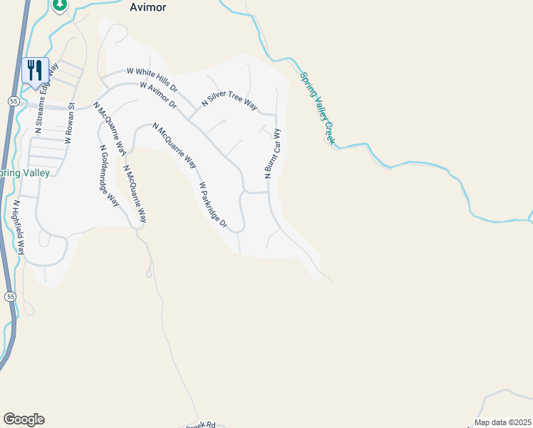 map of restaurants, bars, coffee shops, grocery stores, and more near 18123 North Burnt Car Way in Boise