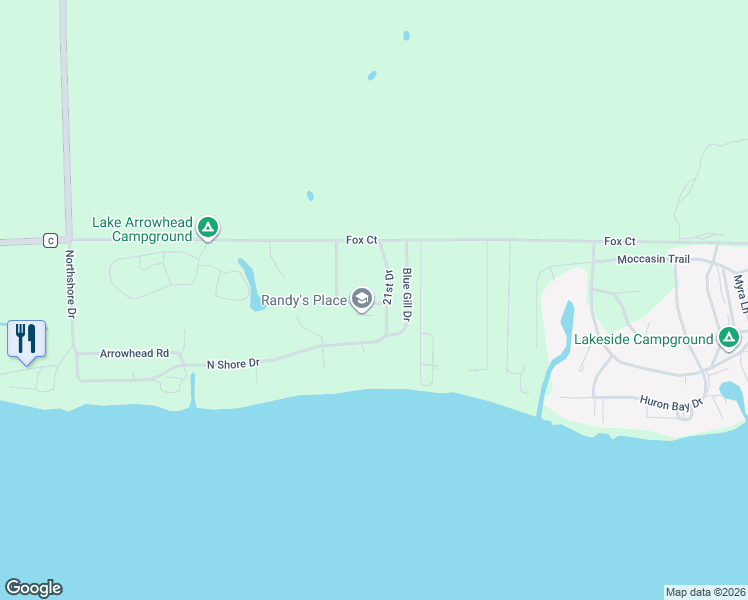 map of restaurants, bars, coffee shops, grocery stores, and more near w666 Northern Pike in Montello