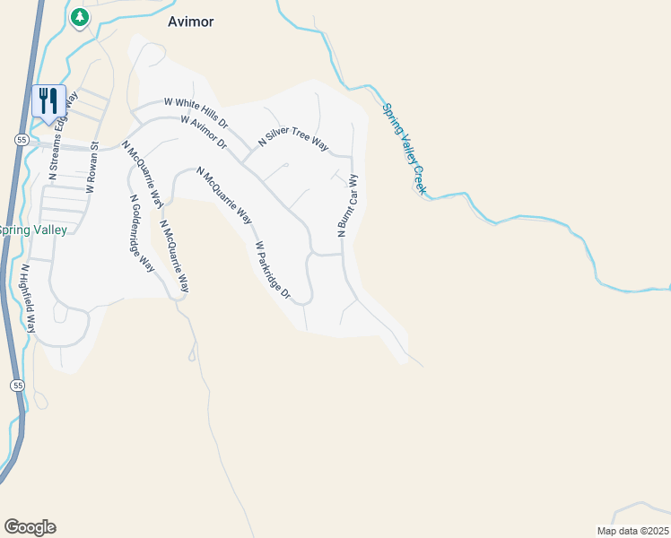 map of restaurants, bars, coffee shops, grocery stores, and more near 18123 North Burnt Car Way in Boise