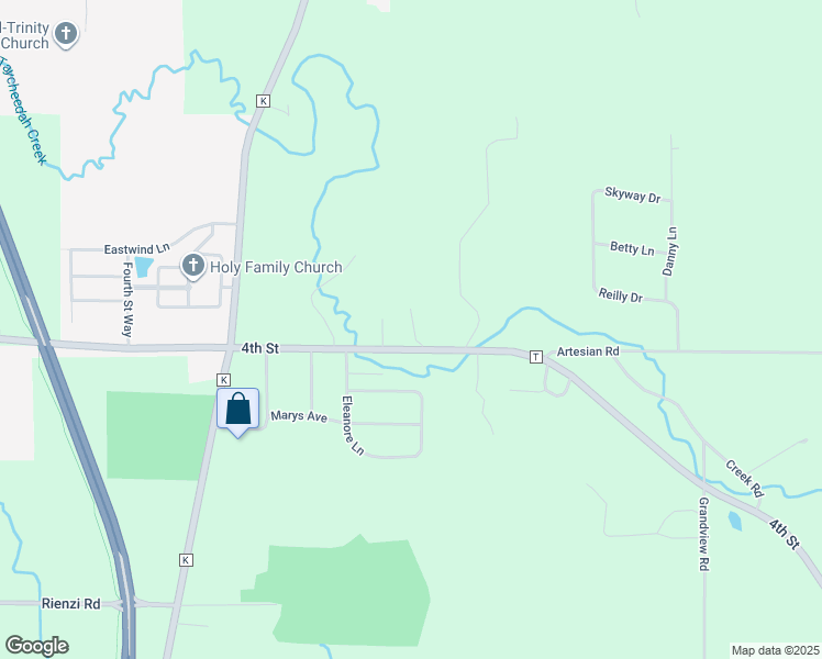 map of restaurants, bars, coffee shops, grocery stores, and more near W4515 4th Street in Fond du Lac