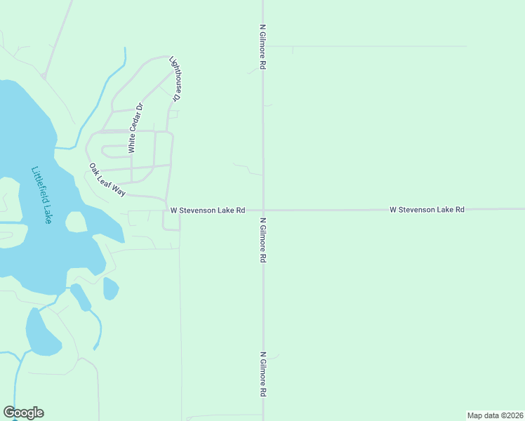 map of restaurants, bars, coffee shops, grocery stores, and more near 4001 West Stevenson Lake Road in Lake