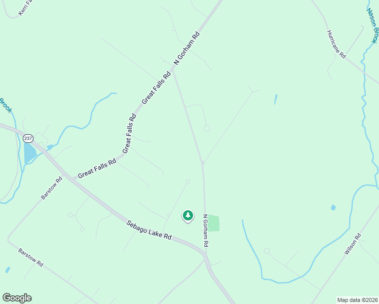 map of restaurants, bars, coffee shops, grocery stores, and more near 46 North Gorham Road in Gorham