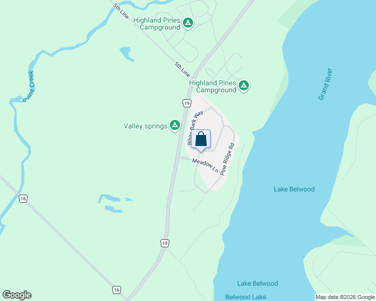map of restaurants, bars, coffee shops, grocery stores, and more near 70 White Bark Way in Wellington County