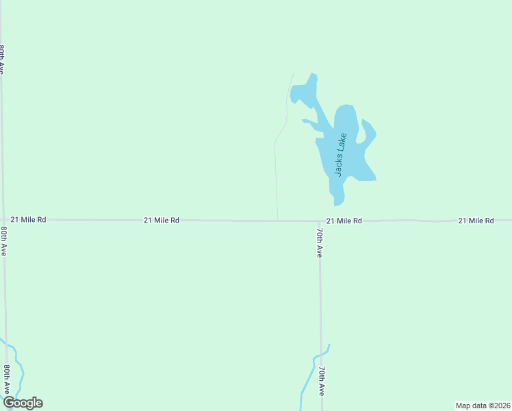 map of restaurants, bars, coffee shops, grocery stores, and more near 7072 21 Mile Road in Evart
