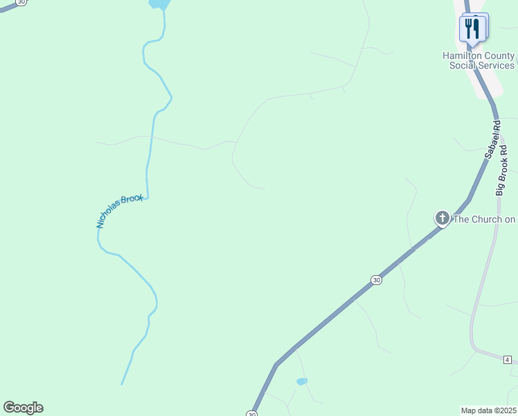 map of restaurants, bars, coffee shops, grocery stores, and more near 310 Crow Hill Road in Indian Lake