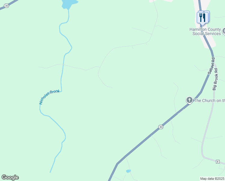 map of restaurants, bars, coffee shops, grocery stores, and more near 310 Crow Hill Road in Indian Lake