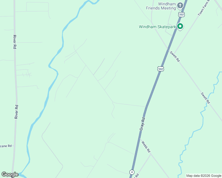 map of restaurants, bars, coffee shops, grocery stores, and more near 18 Cook Road in Windham
