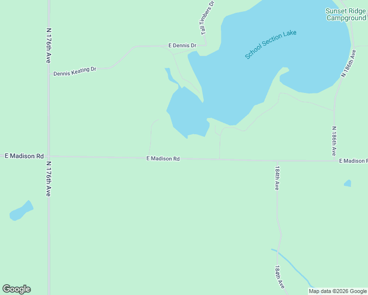map of restaurants, bars, coffee shops, grocery stores, and more near 6820 East Madison Road in Walkerville