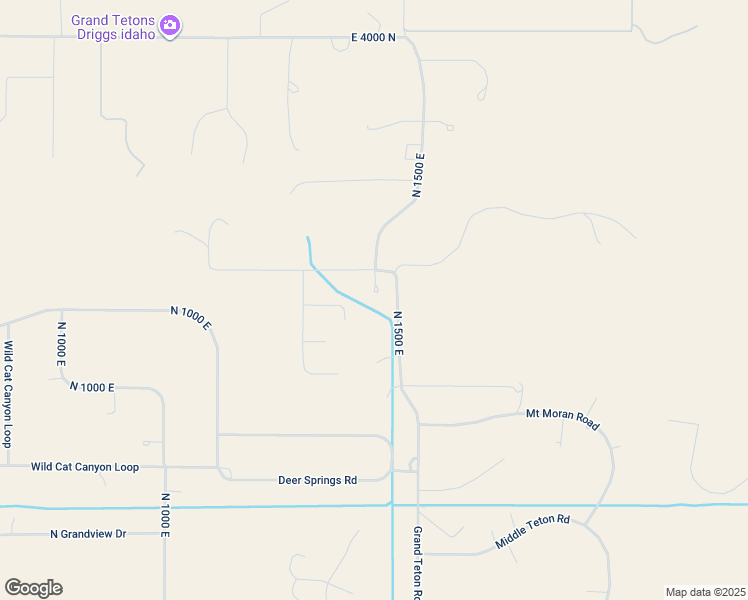 map of restaurants, bars, coffee shops, grocery stores, and more near 1445 East 3500 North in Driggs