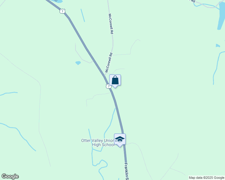 map of restaurants, bars, coffee shops, grocery stores, and more near 2580 Franklin Street in Rutland County