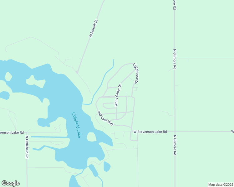 map of restaurants, bars, coffee shops, grocery stores, and more near White Cedar Drive in Isabella County