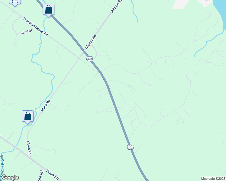 map of restaurants, bars, coffee shops, grocery stores, and more near 187 Roosevelt Trail in Windham