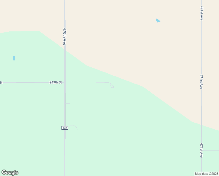 map of restaurants, bars, coffee shops, grocery stores, and more near 47045 249th Street in Baltic