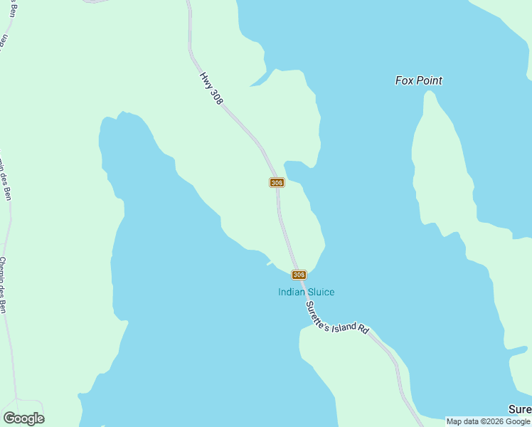 map of restaurants, bars, coffee shops, grocery stores, and more near Nova Scotia 308 in Wedgeport